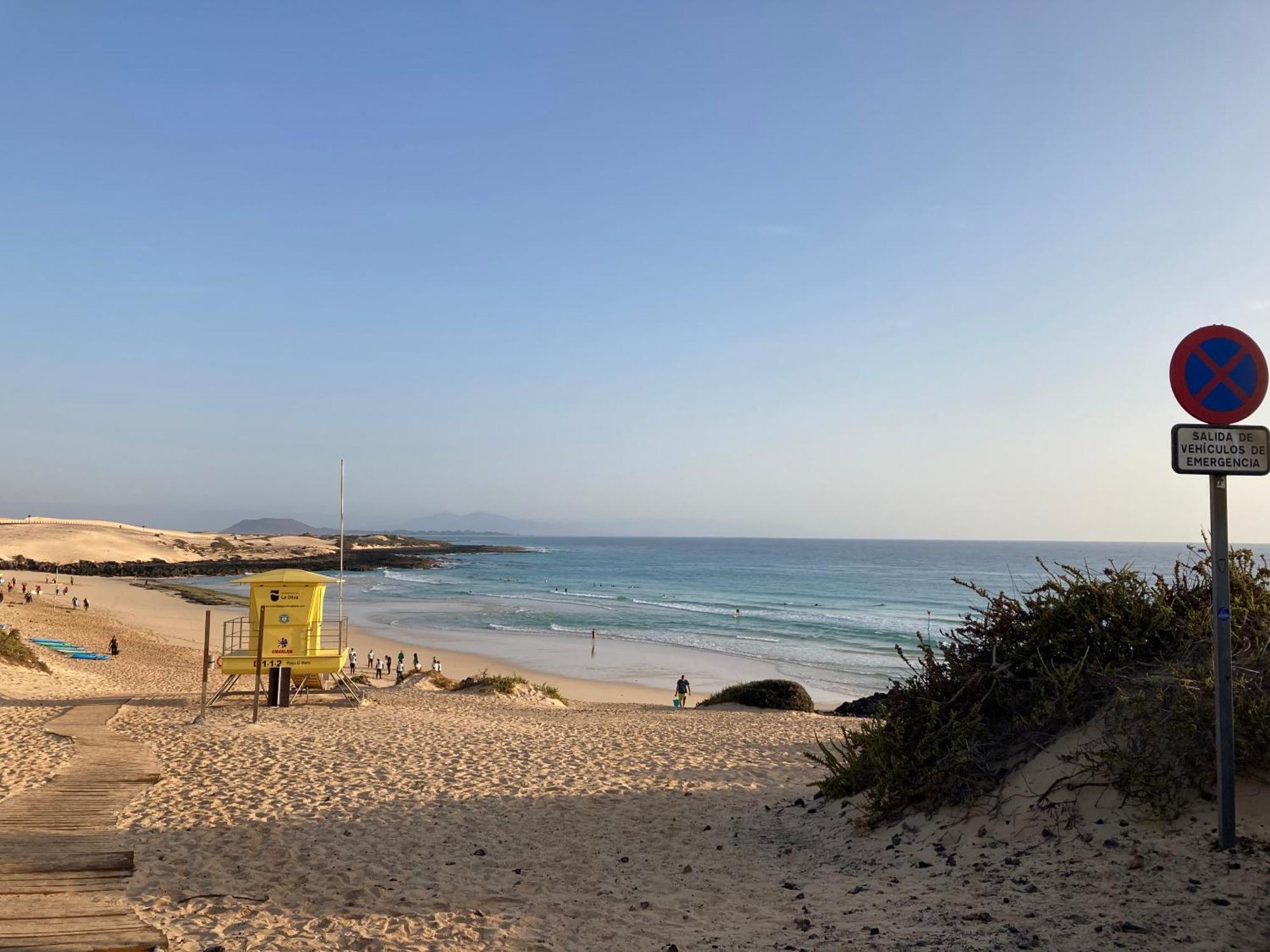 Beach House With The Heated Pool Next To Rocky Point Corralejo Exteriér fotografie